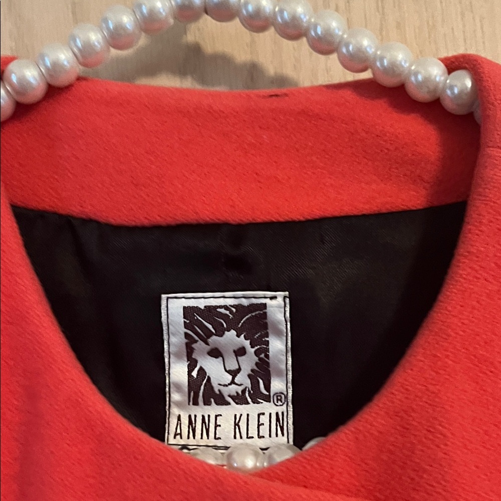 Anne Klein Coral Pink Sleeveless Button Vest - Picture 5 of 8